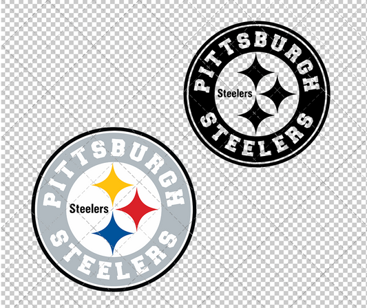 Pittsburgh Steelers Circle 1963, Svg, Dxf, Eps, Png - SvgShopArt