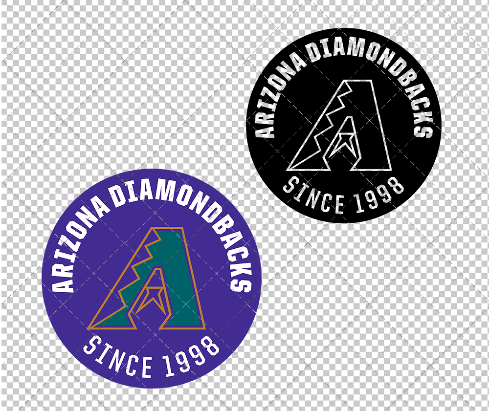 Arizona Diamondbacks Circle 1998, Svg, Dxf, Eps, Png - SvgShopArt