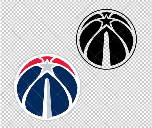 Washington Wizards Alternate 2011, Svg, Dxf, Eps, Png - SvgShopArt