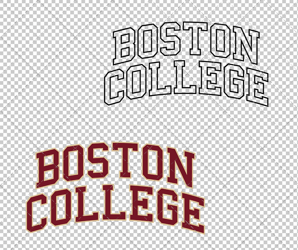 Boston College Eagles Wordmark 2016 013, Svg, Dxf, Eps, Png