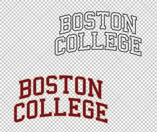 Boston College Eagles Wordmark 2016 013, Svg, Dxf, Eps, Png