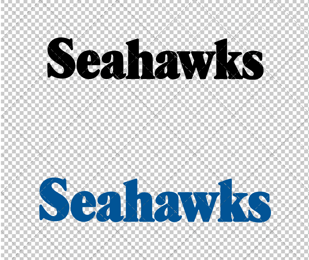 Seattle Seahawks Wordmark 1976, Svg, Dxf, Eps, Png - SvgShopArt