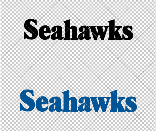 Seattle Seahawks Wordmark 1976, Svg, Dxf, Eps, Png - SvgShopArt