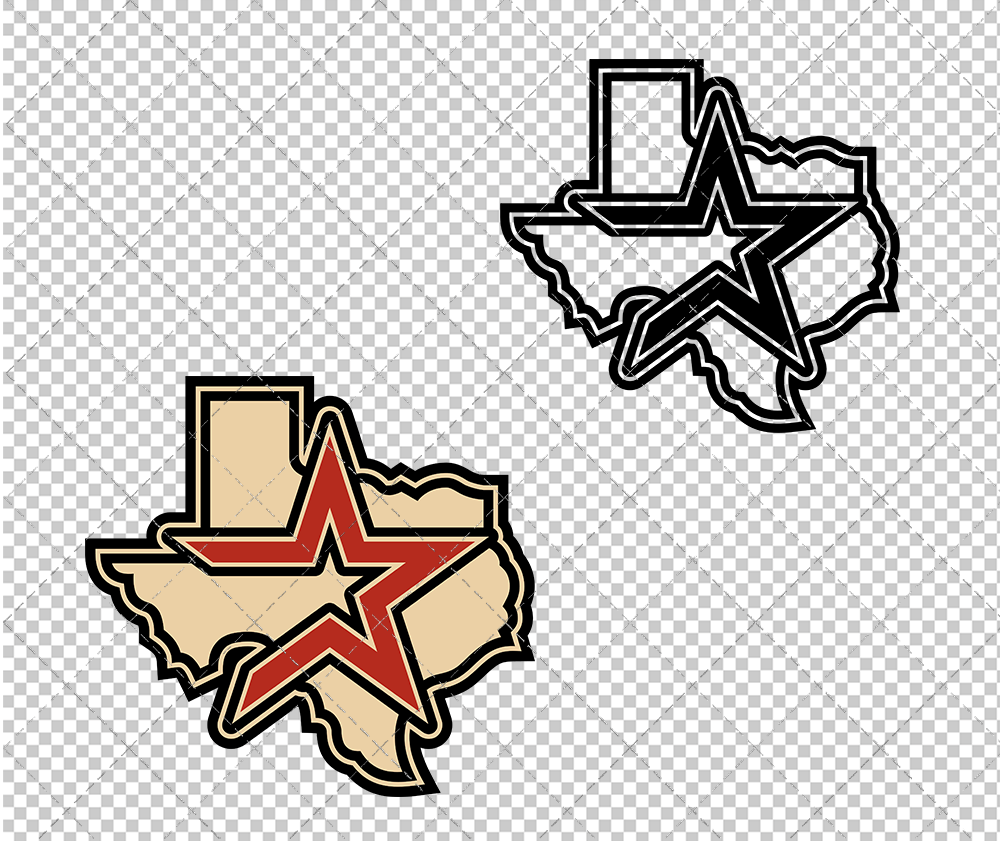 Houston Astros Alternate 2002, Svg, Dxf, Eps, Png - SvgShopArt