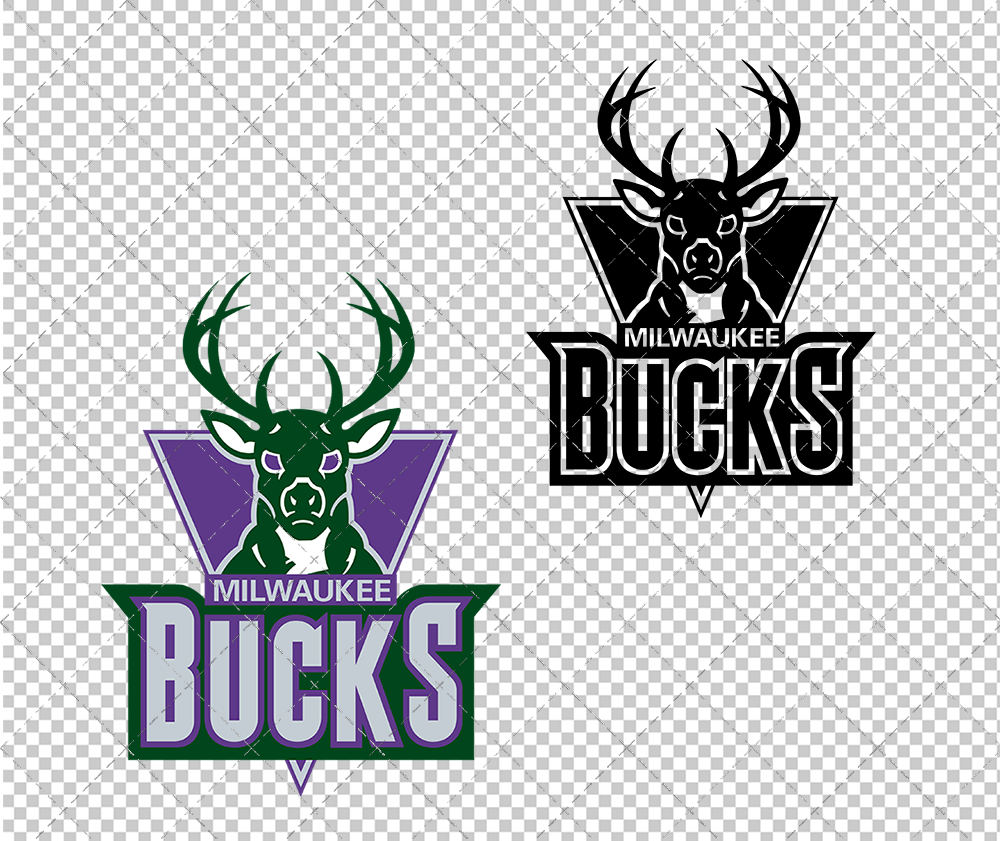 Milwaukee Bucks 1993, Svg, Dxf, Eps, Png - SvgShopArt