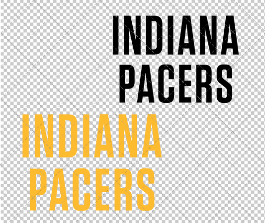 Indiana Pacers Wordmark 2017 005, Svg, Dxf, Eps, Png - SvgShopArt