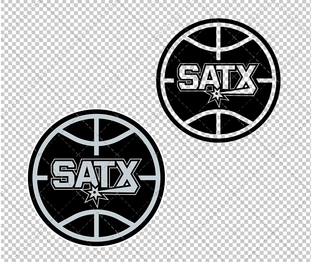 San Antonio Spurs Alternate 2022 003, Svg, Dxf, Eps, Png - SvgShopArt