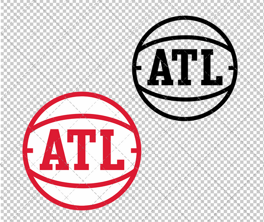 Atlanta Hawks Alternate 2020 002, Svg, Dxf, Eps, Png - SvgShopArt