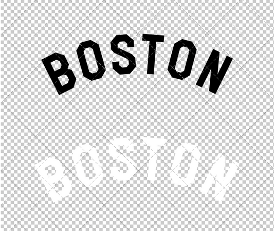 Boston Red Sox Secondary 1909, Svg, Dxf, Eps, Png - SvgShopArt