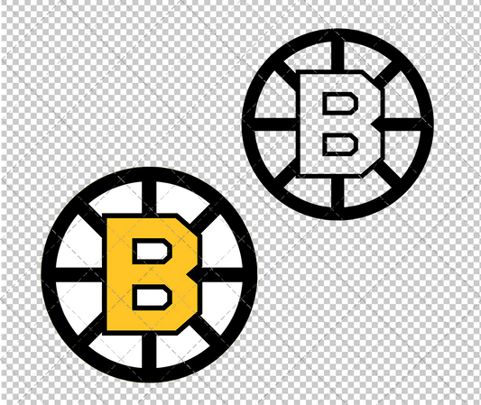 Boston Bruins Alternate 1949 002, Svg, Dxf, Eps, Png - SvgShopArt