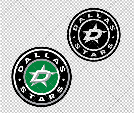 Dallas Stars Alternate 2021 002, Svg, Dxf, Eps, Png - SvgShopArt