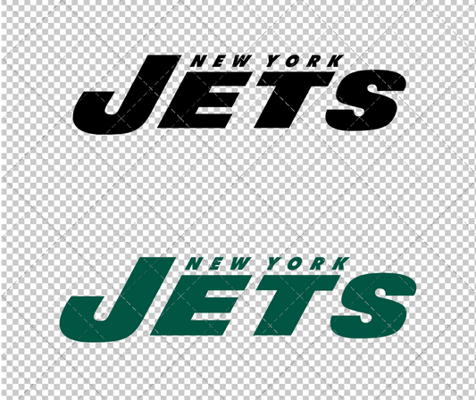 New York Jets Wordmark 1998, Svg, Dxf, Eps, Png - SvgShopArt