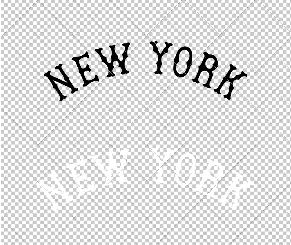 New York Yankees Jersey 1913, Svg, Dxf, Eps, Png - SvgShopArt