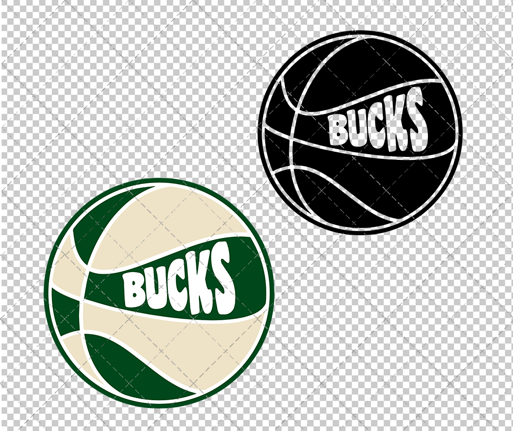 Milwaukee Bucks Concept 2015 005, Svg, Dxf, Eps, Png - SvgShopArt