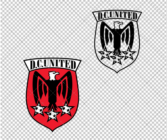 D.C. United 1996, Svg, Dxf, Eps, Png - SvgShopArt