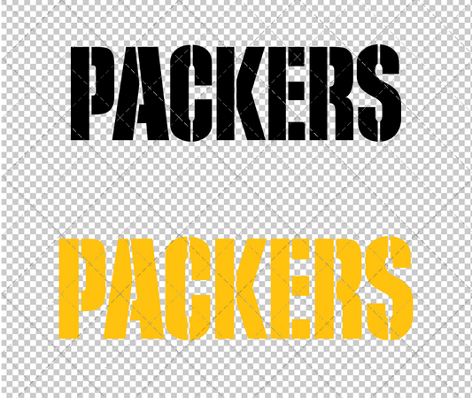 Green Bay Packers Wordmark 2006 002, Svg, Dxf, Eps, Png - SvgShopArt