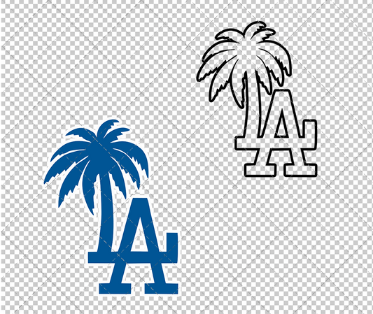 Los Angeles Dodgers Concept 2012 003, Svg, Dxf, Eps, Png - SvgShopArt