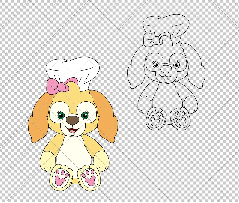 Cookie - Duffy and Friends, Svg, Dxf, Eps, Png - SvgShopArt