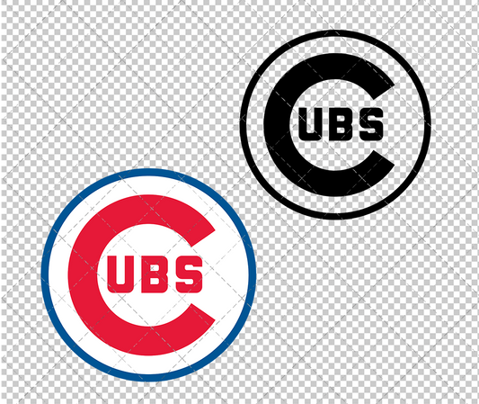 Chicago Cubs 1957, Svg, Dxf, Eps, Png - SvgShopArt