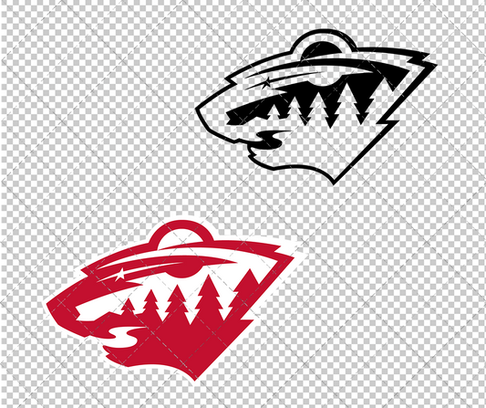 Minnesota Wild Concept 2013 008, Svg, Dxf, Eps, Png - SvgShopArt