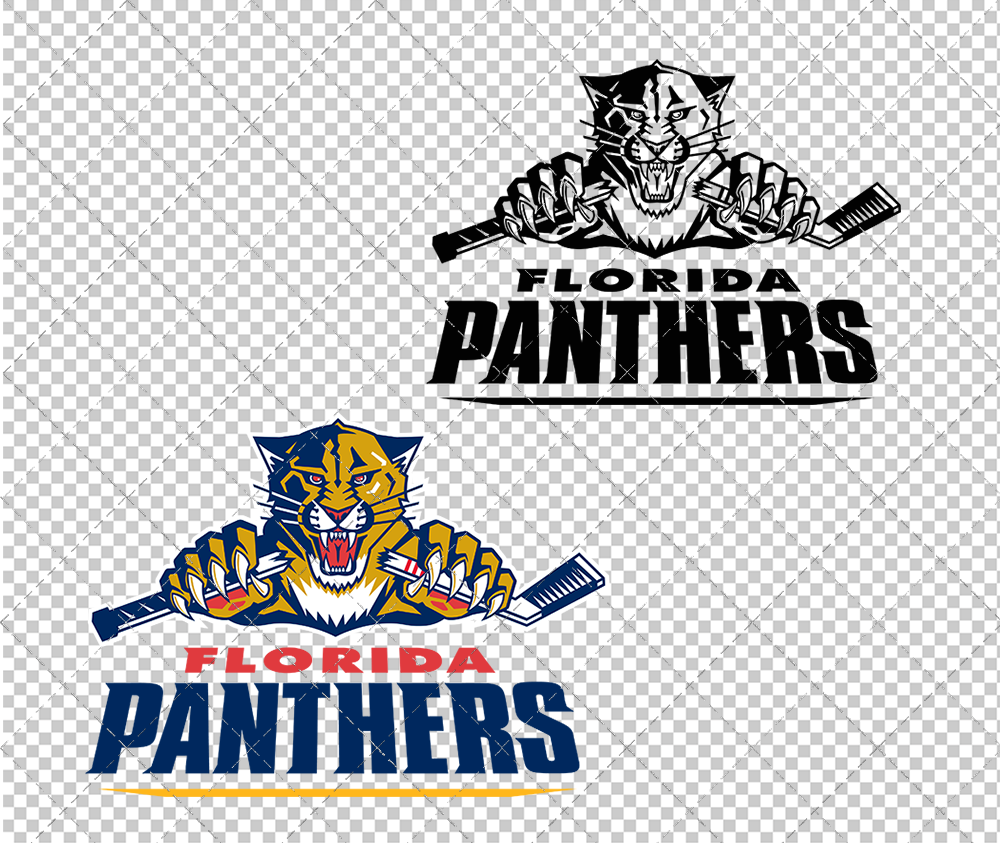 Florida Panthers Alternate 2009, Svg, Dxf, Eps, Png - SvgShopArt
