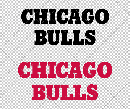 Chicago Bulls Wordmark 1966, Svg, Dxf, Eps, Png - SvgShopArt