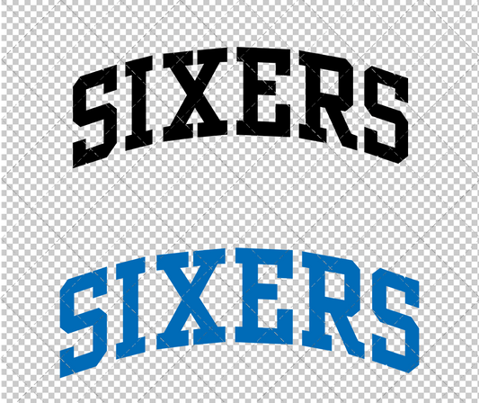 Philadelphia 76ers Jersey 2009, Svg, Dxf, Eps, Png - SvgShopArt