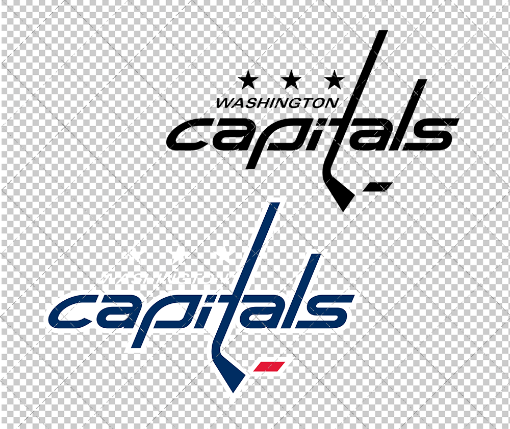 Washington Capitals Jersey 2007 002, Svg, Dxf, Eps, Png - SvgShopArt