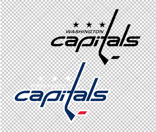 Washington Capitals Jersey 2007 002, Svg, Dxf, Eps, Png - SvgShopArt