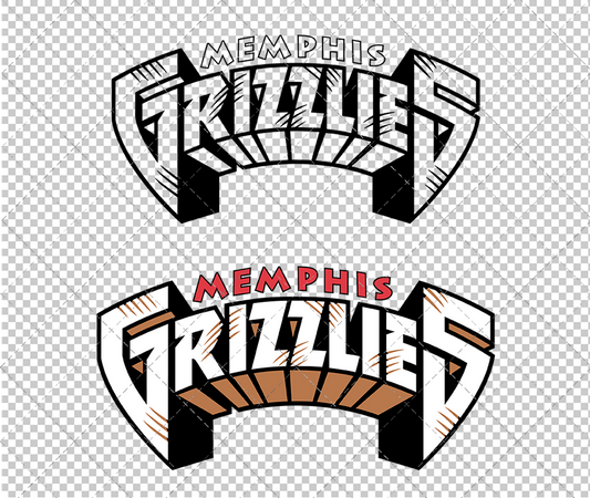 Memphis Grizzlies Wordmark 2001 002, Svg, Dxf, Eps, Png - SvgShopArt