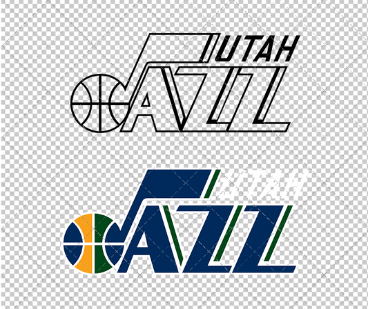 Utah Jazz Secondary 2016, Svg, Dxf, Eps, Png - SvgShopArt