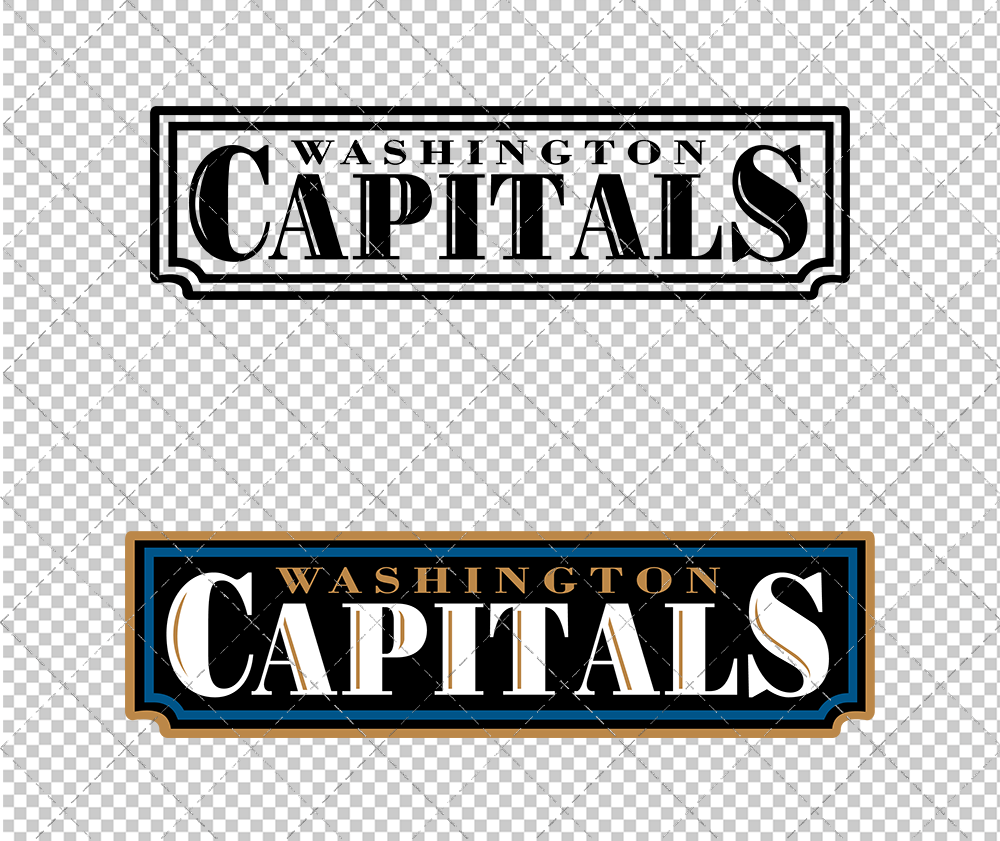 Washington Capitals Wordmark 1995 003, Svg, Dxf, Eps, Png - SvgShopArt