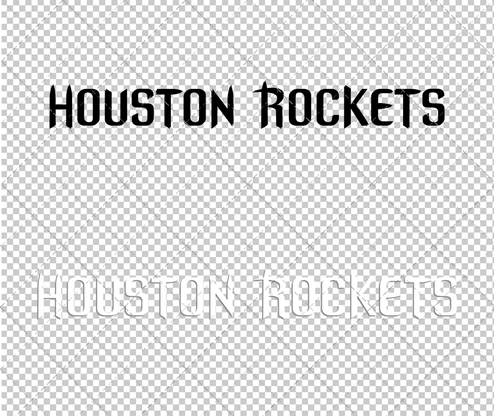 Houston Rockets Wordmark 2003 002, Svg, Dxf, Eps, Png - SvgShopArt