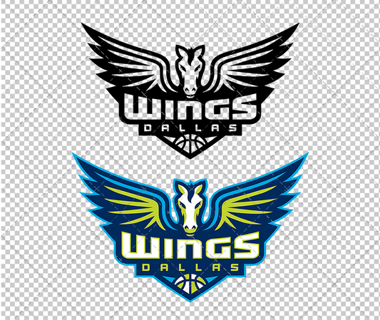 Dallas Wings 2016, Svg, Dxf, Eps, Png - SvgShopArt