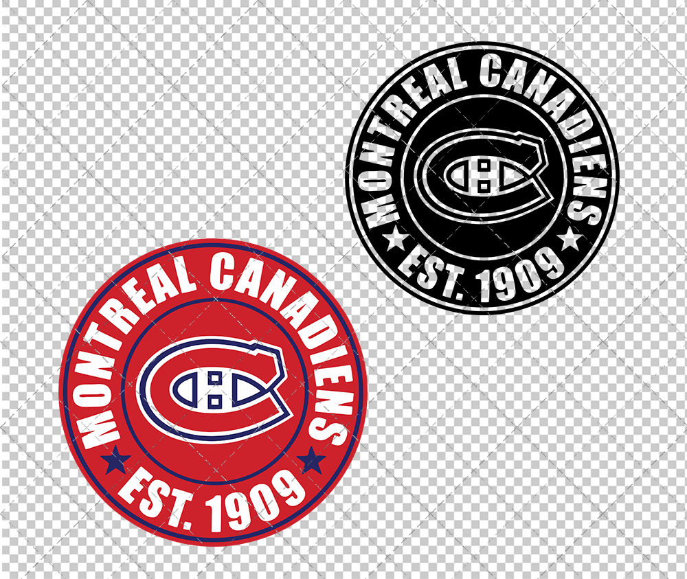 Montreal Canadiens Circle 1999 004, Svg, Dxf, Eps, Png - SvgShopArt
