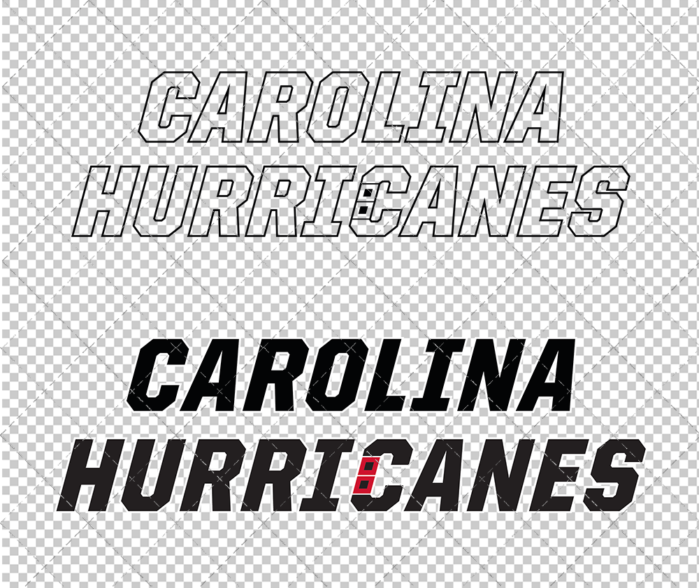 Carolina Hurricanes Wordmark 2018 004, Svg, Dxf, Eps, Png - SvgShopArt