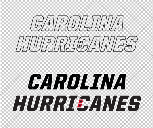 Carolina Hurricanes Wordmark 2018 004, Svg, Dxf, Eps, Png - SvgShopArt