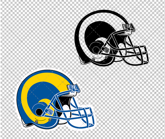 Los Angeles Rams 1991, Svg, Dxf, Eps, Png - SvgShopArt