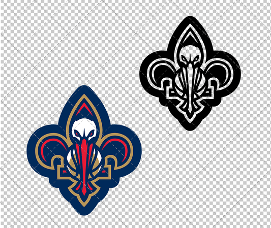 New Orleans Pelicans Concept 2013 002, Svg, Dxf, Eps, Png - SvgShopArt