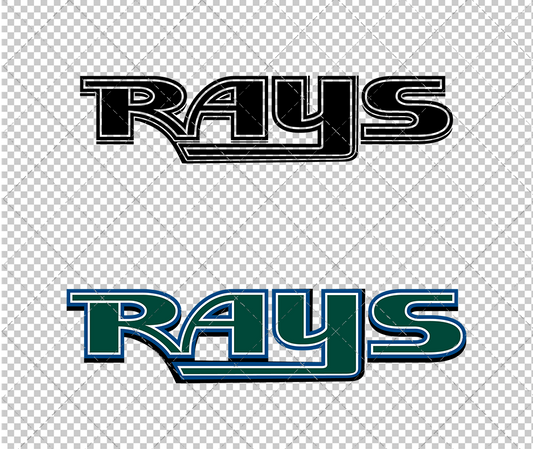 Tampa Bay Rays Jersey 2001, Svg, Dxf, Eps, Png - SvgShopArt