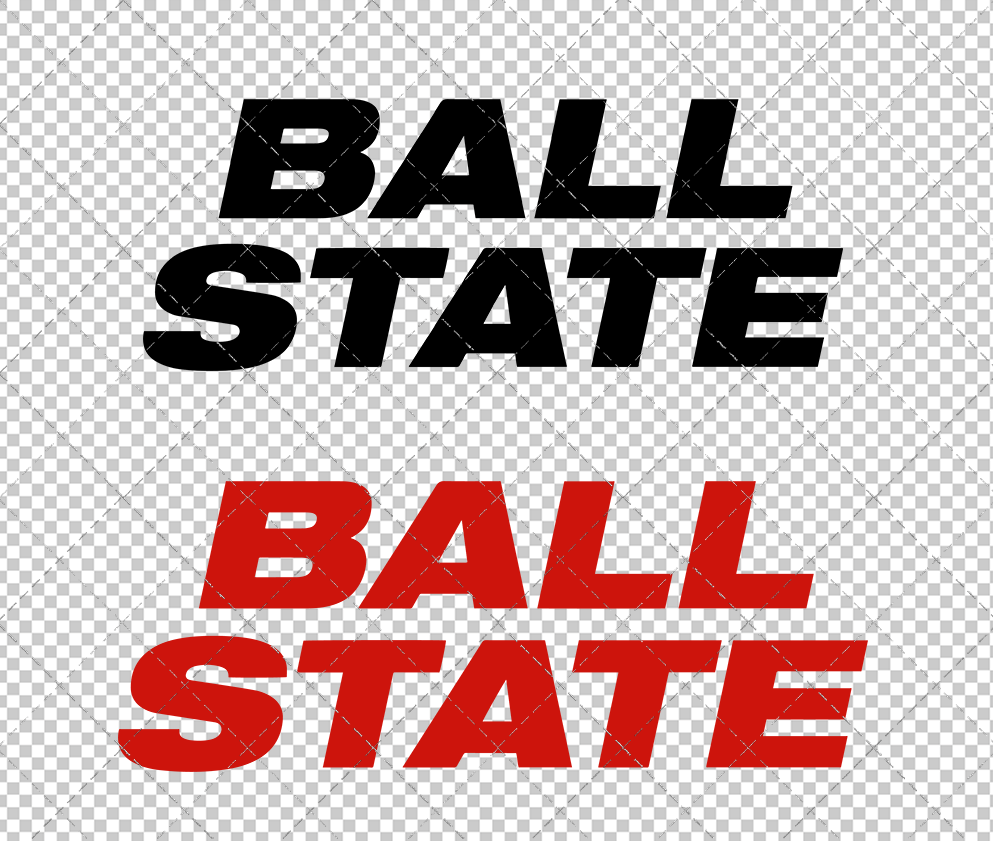 Ball State Cardinals Wordmark 2012 002, Svg, Dxf, Eps, Png - SvgShopArt