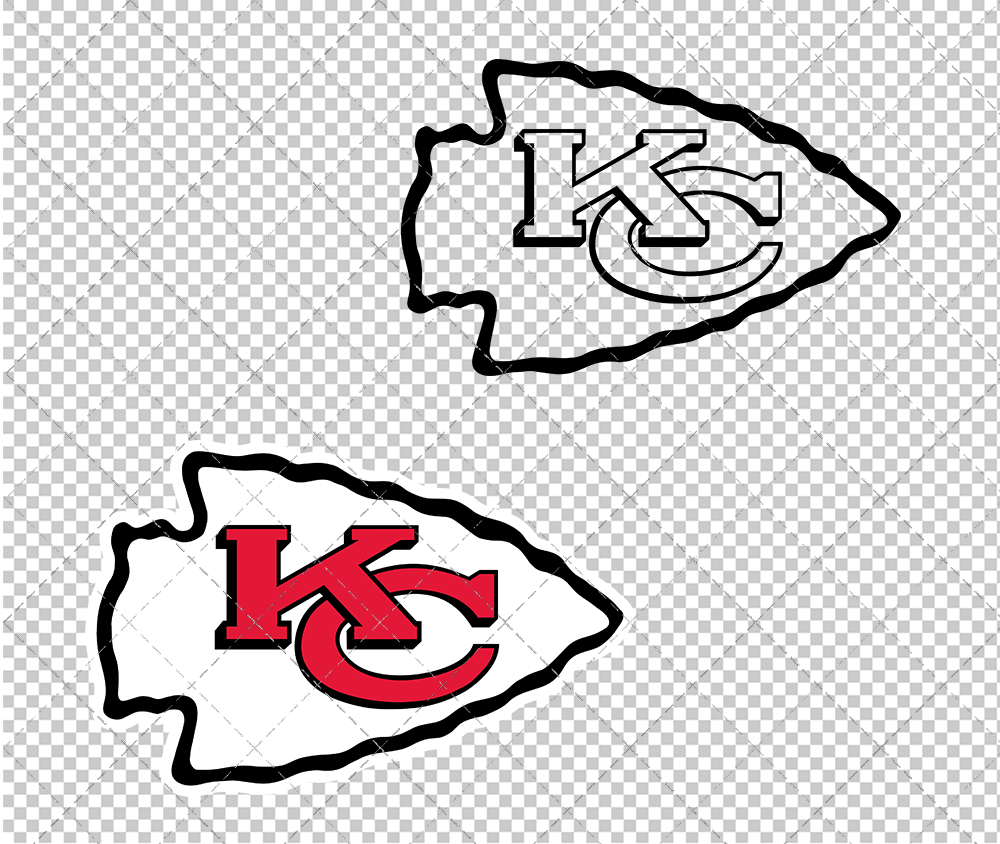 Kansas City Chiefs 1972, Svg, Dxf, Eps, Png - SvgShopArt