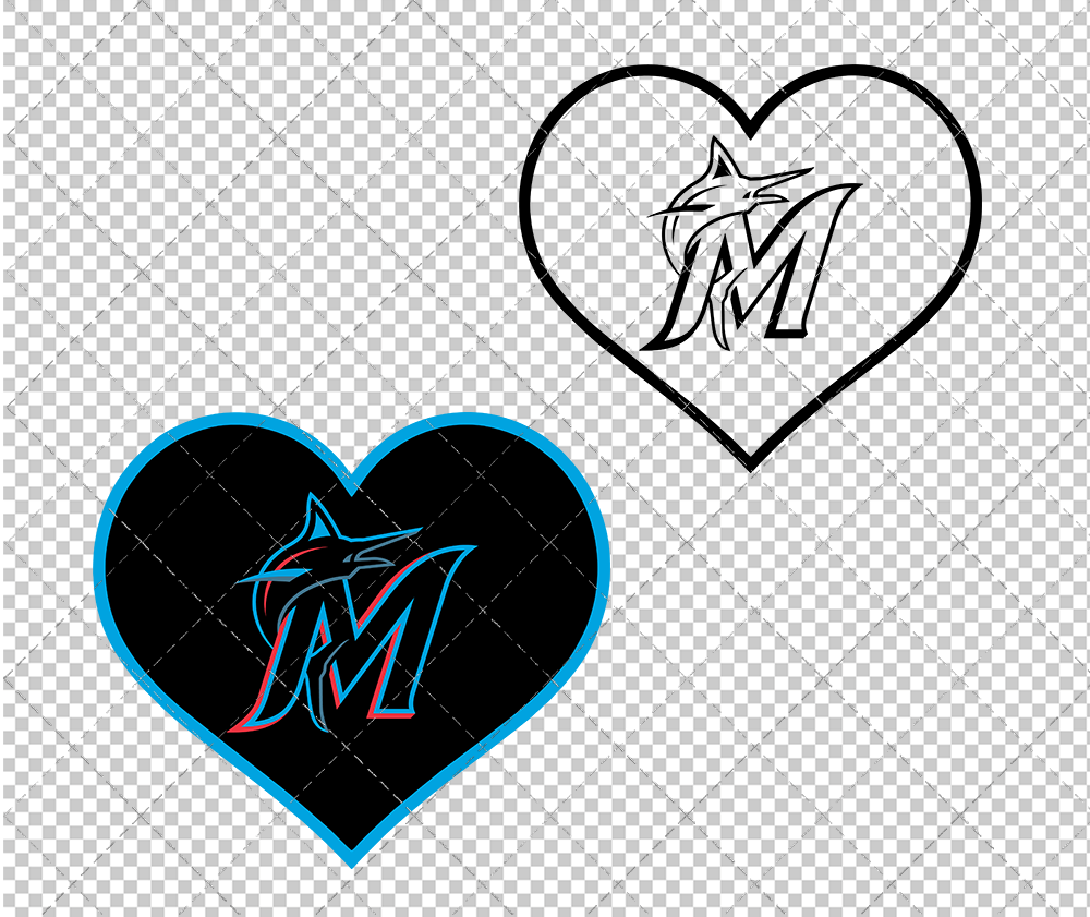 Miami Marlins Concept 2019, Svg, Dxf, Eps, Png - SvgShopArt