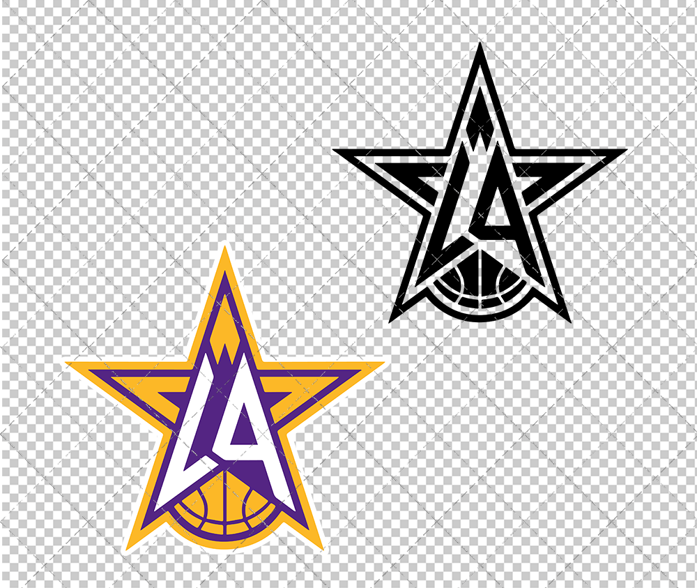 Los Angeles Lakers Concept 2001 009, Svg, Dxf, Eps, Png - SvgShopArt