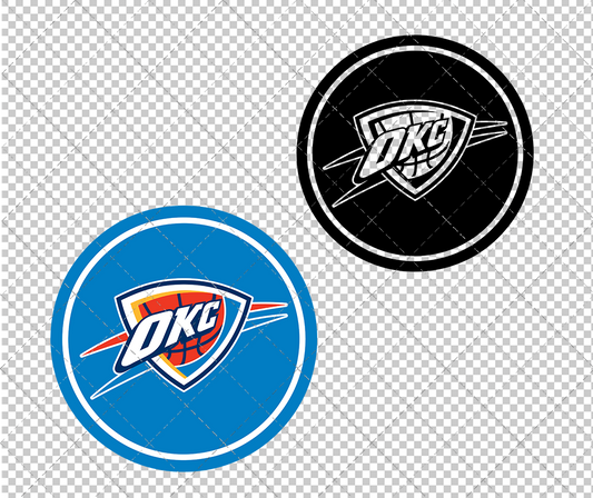 Oklahoma City Thunder Concept 2008 009, Svg, Dxf, Eps, Png - SvgShopArt