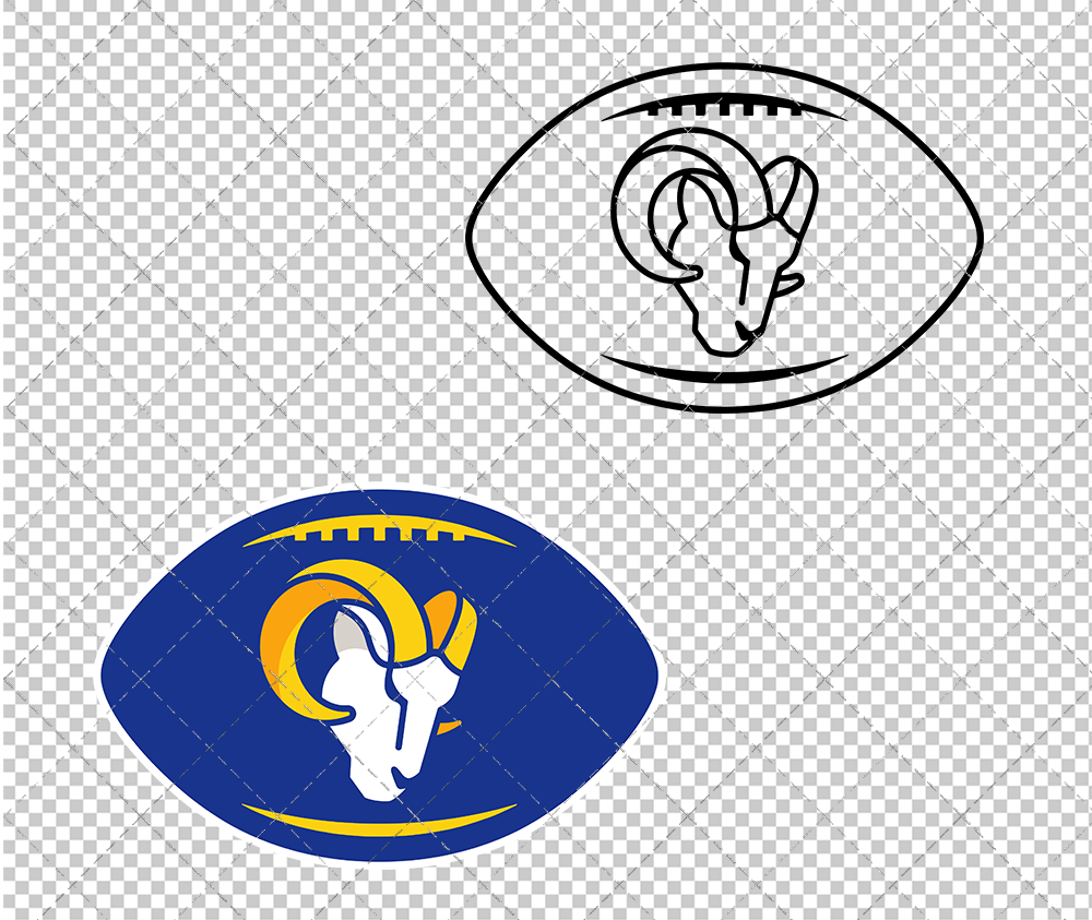 Los Angeles Rams Concept 2020 007, Svg, Dxf, Eps, Png - SvgShopArt