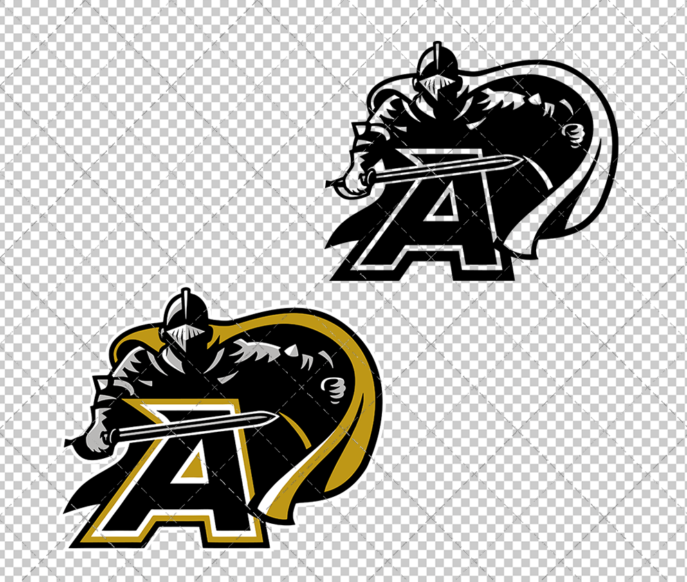 Army Black Knights Alternate 2000 008, Svg, Dxf, Eps, Png - SvgShopArt