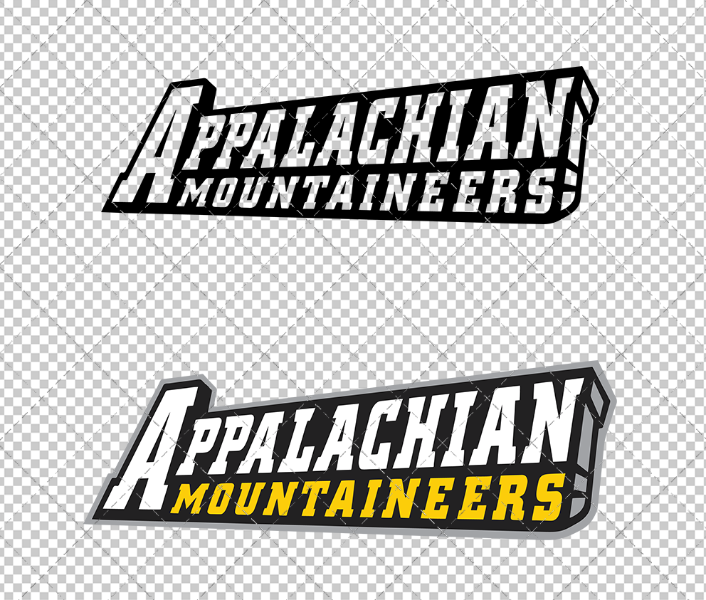 Appalachian State Mountaineers Wordmark 1999, Svg, Dxf, Eps, Png - SvgShopArt