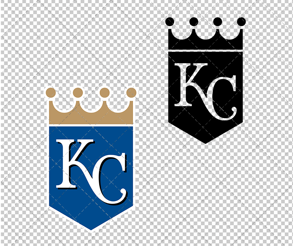 Kansas City Royals Alternate 2002, Svg, Dxf, Eps, Png - SvgShopArt