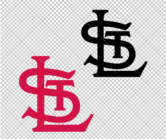 St. Louis Cardinals Cap 1940, Svg, Dxf, Eps, Png - SvgShopArt